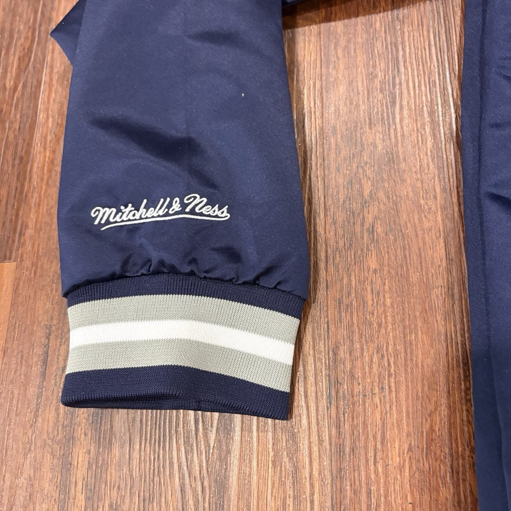 New York Yankees Mitchell & Ness Jacket‎ Navy Mens Size 2XL Satin Full Snap - Picture 5 of 16